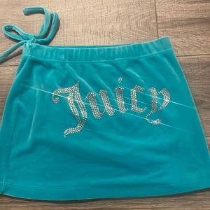 Juicy Couture velour mini skirt